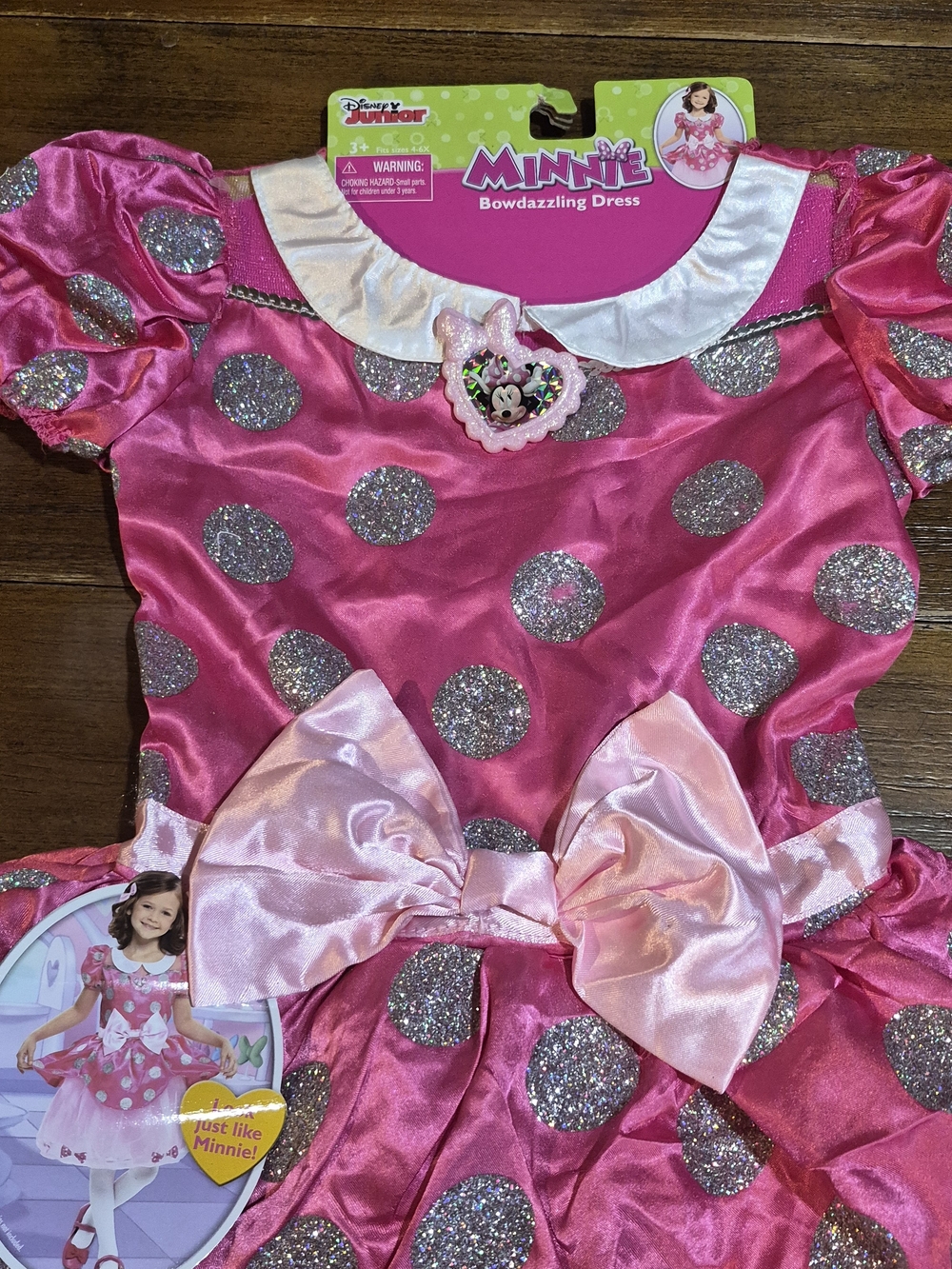 Disney Minnie Pink Bowdazzling Kids Costume Dress